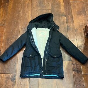 Abercrombie & Fitch Cream Sherpa Jacket